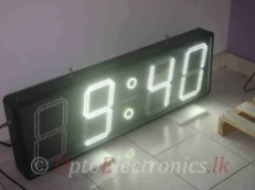 12" Precision digital clock